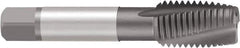 Emuge - 5/16-24 UNF 3 Flute 2BX Plug Spiral Flute Tap - Cobalt, Nitride Finish, 2-23/32" OAL, Left Hand Flute, Right Hand Thread - Exact Industrial Supply