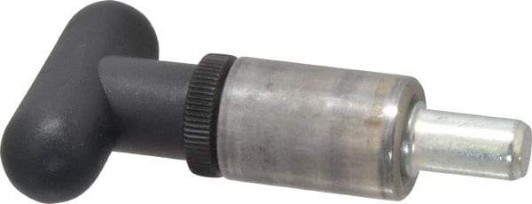 Gibraltar - 1/2" Pin Diam, 7/8" Usable Length, T Handle Quick Release Pin - 1-1/2" OAL, Plastic Handle - Exact Industrial Supply