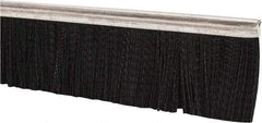 PRO-SOURCE - 5/16" Back Strip Brush Width, Stainless Steel Back Strip Brush - 2" Bristle Length, Nylon, 72" OAL - Exact Industrial Supply