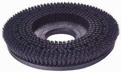 Made in USA - 16" Diam Floor Brush - 14" Machine, Polypropylene - Exact Industrial Supply