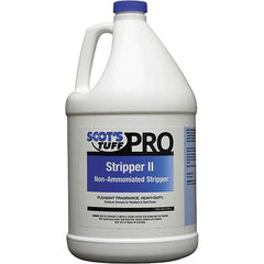 Scot's Tuff - 1 Gal Bottle Stripper - Use on Metal Interlock Finishes, Polymer Finishes, Wax Finishes - Exact Industrial Supply