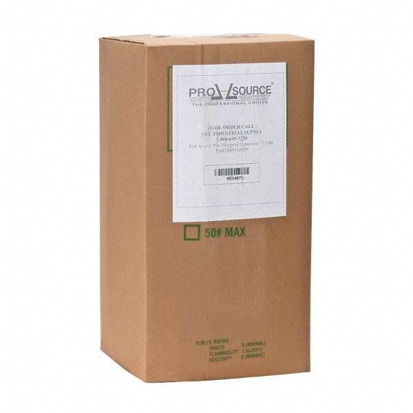 PRO-SOURCE - 75 Lbs. Red Wax Base Sweeping Compound Floor - Use on Hardwood - Exact Industrial Supply