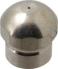 Value Collection - 4,200 psi Fixed, Stainless Steel, Sewer Pressure Washer Nozzle - 5.5mm Orifice Diam, 1/8" Thread, FPT, Polished - Exact Industrial Supply
