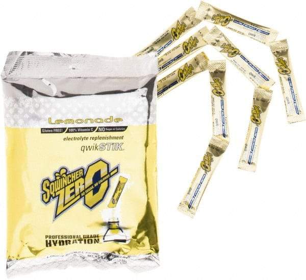 Sqwincher - 0.11 oz Packet Sugar Free Lemonade Activity Drink - Powdered, Yields 20 oz - Exact Industrial Supply