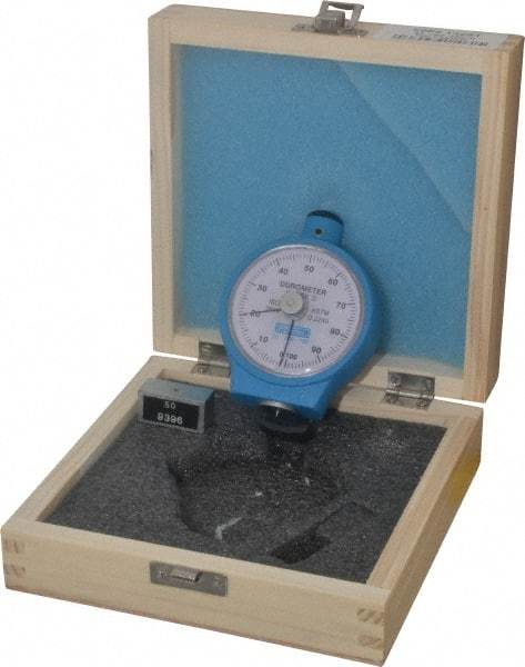 Fowler - 0 to 100 Shore Hardness Portable Dial Hardness Tester - 1 Shore Graduation, Shore D Scale - Exact Industrial Supply