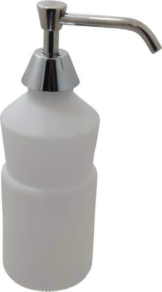 Value Collection - 34 oz Liquid Soap Dispenser Hardware - Plastic, Hanging, Chrome - Exact Industrial Supply