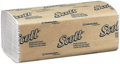 Scott - 1 Ply White Single-Fold Paper Towels - 9-1/4" Wide - Exact Industrial Supply