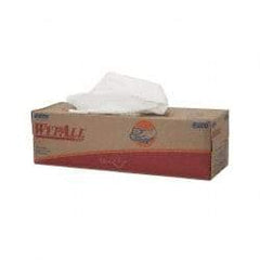 WypAll - L30 Dry General Purpose Wipes - Pop-Up, 9-3/4" x 16-3/8" Sheet Size, White - Exact Industrial Supply