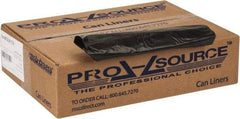 PRO-SOURCE - 0.8 mil Thick, Household/Office Trash Bags - 40" Wide x 46" High, Black - Exact Industrial Supply