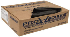 PRO-SOURCE - 0.6 mil Thick, Household/Office Trash Bags - 23" Wide x 24" High, Black - Exact Industrial Supply