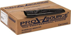 PRO-SOURCE - 1 mil Thick, Heavy-Duty Trash Bags - 38" Wide x 58" High, Black - Exact Industrial Supply