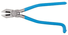 Channellock - 9" OAL, 1-9/32" Jaw Length x 1-1/16" Jaw Width, Ironworker's Pliers - Standard Jaw, Standard Head, Plastic Dipped Handles - Exact Industrial Supply