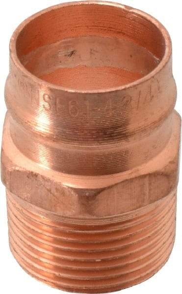 B&K Mueller - 3/4" Copper Pipe Male Adapter - C X M, Presoldered - Exact Industrial Supply