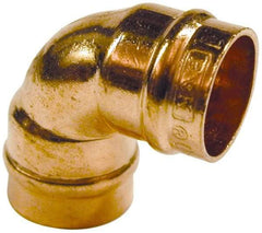 B&K Mueller - 1" Copper Pipe 90° Elbow - C x C, Presoldered - Exact Industrial Supply