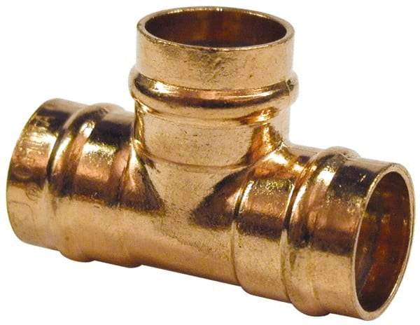 B&K Mueller - 1" Copper Pipe Tee - C x C x C, Presoldered - Exact Industrial Supply