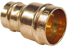 B&K Mueller - 1 x 3/4" Copper Pipe Reducer Coupling - C x C, Presoldered - Exact Industrial Supply