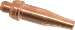 Value Collection - 1/4 to 1/2 Inch Cutting Torch Tip - Tip Number 0, Acetylene, For Use with Victor Torches - Exact Industrial Supply