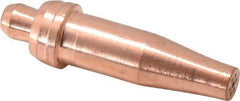 Value Collection - 1/2 to 3/4 Inch Cutting Torch Tip - Tip Number 1, Acetylene, For Use with Victor Torches - Exact Industrial Supply