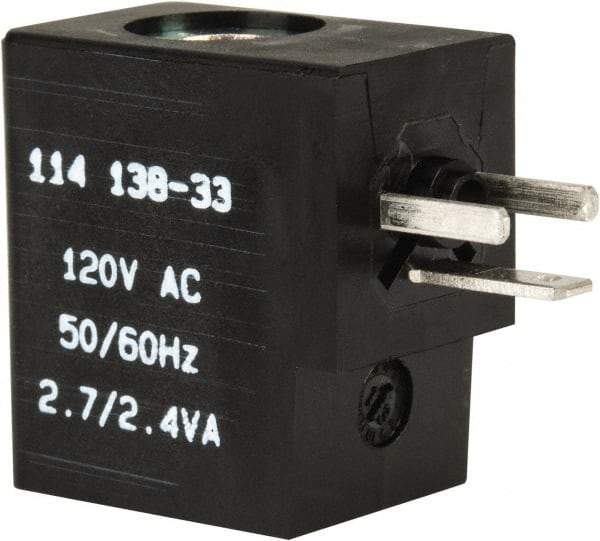 ARO/Ingersoll-Rand - 120 VAC Coil Stacking Solenoid Valve - For Use with Sierra 18mm & Premair Valves - Exact Industrial Supply