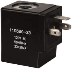 ARO/Ingersoll-Rand - 30mm 120 VAC Coil Stacking Solenoid Valve - For Use with Stacking Solenoid Valves - Exact Industrial Supply