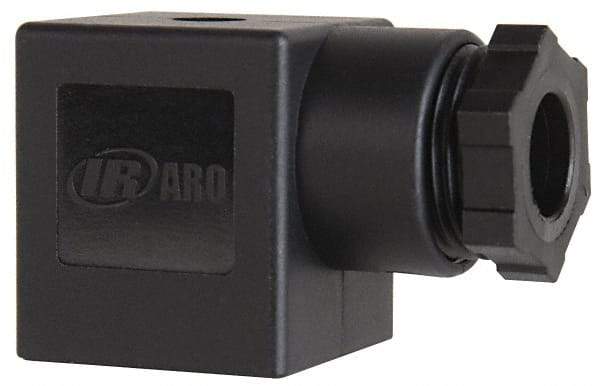 ARO/Ingersoll-Rand - 30mm Stacking Solenoid Valve Connector without Lead Wire - For Use with 1/8 NPT - Exact Industrial Supply