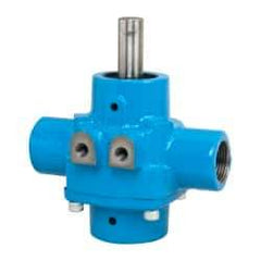 Pentair - 4-Roller Pump, Cast Iron Housing Material, Roller Spray Pump Only - 3/4 Inch Inlet Size, 3/4 Inch Outlet Size, 150 psi Max Working Pressure, 2600 Max RPM, Viton, Lip, 416 Stainless Steel, NPT - Exact Industrial Supply
