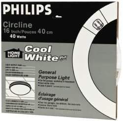 Philips - 40 Watt Fluorescent Tubular 4 Pin Lamp - 4,100°K Color Temp, 2,500 Lumens, T8, 12,000 hr Avg Life - Exact Industrial Supply