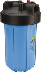 Pentair - 7-1/4 Inch Outside Diameter, 15 Inch Cartridge Length, 50 Micron Rating, Cartridge Filter Assembly - 1 Inch Pipe, Reduces Sediment - Exact Industrial Supply