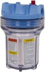 Pentair - 4-5/8 Inch Outside Diameter, 8 Inch Cartridge Length, 5 Micron Rating, Cartridge Filter Assembly - 3/8 Inch Pipe, Reduces Sediment - Exact Industrial Supply