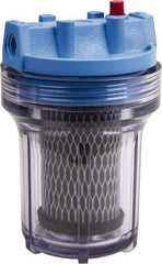 Pentair - 4-5/8 Inch Outside Diameter, 8 Inch Cartridge Length, 5 Micron Rating, Cartridge Filter Assembly - 3/8 Inch Pipe, Reduces Taste, Odor and Sediment - Exact Industrial Supply