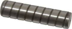 Holo-Krome - 3/8" Diam x 1-1/2" Pin Length 4000 Alloy Steel Pull Out Dowel Pin - Black Luster Finish, C 47-58 & C 60 (Surface) Hardness, 1 Beveled & 1 Threaded End - Exact Industrial Supply
