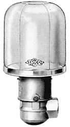 Trico - 1 Outlet, Plastic Bowl, 8 Ounce Constant-Level Oil Reservoir - 1/4 NPT Outlet, 2-5/8" Diam x 6-3/16" High - Exact Industrial Supply