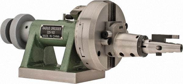 Value Collection - 12" Max Wheel Diam, Radius & Angle Wheel Dresser - 3.4" Center Height, 2" Tangential Travel, 0 to 1-5/8" Convex Radius, 5/8 to 1-5/8" Concave Radius - Exact Industrial Supply