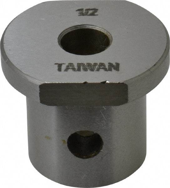 Interstate - 1/2 Inch Inside Diameter Bushing - End Mill Sharpener Machine Compatible - Exact Industrial Supply