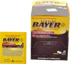 Medique - Bayer Aspirin Tablets - Headache & Pain Relief - Exact Industrial Supply