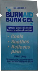 Medique - (25) 1/8 oz Burn Relief Gel - Comes in Packet - Exact Industrial Supply