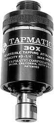 Tapmatic - Model 70X, No. 10 Min Tap Capacity, 1/2 Inch Max Mild Steel Tap Capacity, 1/2-20 Mount Tapping Head - 24100 (J441), 24500 (J445) Compatible, Includes Tap Clamping Wrenches, for Manual Machines - Exact Industrial Supply