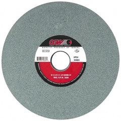 Camel Grinding Wheels - 7" Diam x 1-1/4" Hole x 3/4" Thick, I Hardness, 80 Grit Surface Grinding Wheel - Silicon Carbide, Type 5, Medium Grade, 3,760 Max RPM, Vitrified Bond, One-Side Recess - Exact Industrial Supply