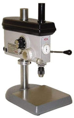 Servo - 7" Swing, Frequency Drill Press - Variable Speed, 0.1 hp, Single Phase - Exact Industrial Supply