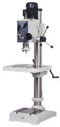 Vectrax - 20-7/16" Swing, Geared Head Drill Press - Variable Speed, 1 hp, Three Phase - Exact Industrial Supply