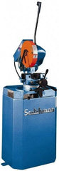 Scotchman - 1 Cutting Speed, 14" Blade Diam, Cold Saw - 1,500 & 3,000 RPM Blade Speed, Floor Machine, 3 Phase, Compatible with Non-Ferrous Material - Exact Industrial Supply