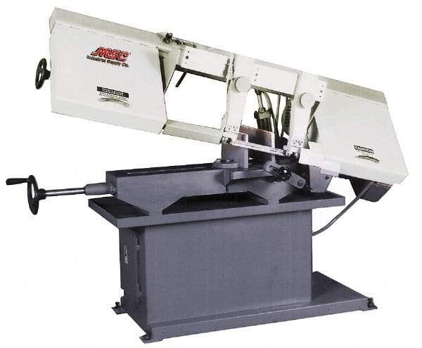 Vectrax - 9 x 14-1/2" Max Capacity, Manual Step Pulley Horizontal Bandsaw - 82, 127, 186 & 300 SFPM Blade Speed, 110/220 Volts, 1-1/2 hp, 1 Phase - Exact Industrial Supply