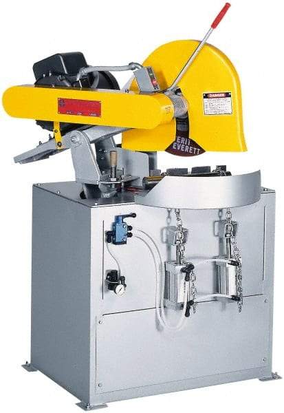 Everett - Saw Air Operated Work Length Gage - 24", For Use with 20 to 22" Abrasive Double-Mitering Cut-Off Saws - Exact Industrial Supply