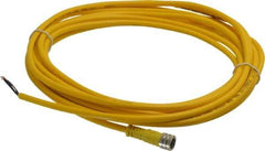 Brad Harrison - 3 Amp, M8 Female Straight to Pigtail Cordset Sensor and Receptacle - 60 VAC, 75 VDC, 5m Cable Length, IP68 Ingress Rating - Exact Industrial Supply