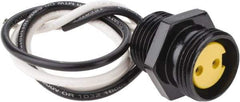Brad Harrison - 13 Amp, Female Straight Receptacle - 600 VAC/VDC, 0.31m Cable Length, IP67 Ingress Rating - Exact Industrial Supply