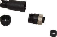 Brad Harrison - 8 Amp, Female Straight Field Attachable Connector Sensor and Receptacle - 600 VAC/VDC, IP67 Ingress Rating - Exact Industrial Supply