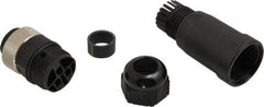 Brad Harrison - 13 Amp, Male Straight Field Attachable Connector Sensor and Receptacle - 600 VAC/VDC, IP67 Ingress Rating - Exact Industrial Supply