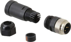 Brad Harrison - 13 Amp, Male Straight Field Attachable Connector Sensor and Receptacle - 600 VAC/VDC, IP67 Ingress Rating - Exact Industrial Supply