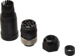 Brad Harrison - 8 Amp, Male Straight Field Attachable Connector Sensor and Receptacle - 600 VAC/VDC, IP67 Ingress Rating - Exact Industrial Supply