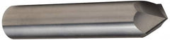 Accupro - 3/4" Diam 2 Flute Double End Solid Carbide Chamfer Mill - Exact Industrial Supply